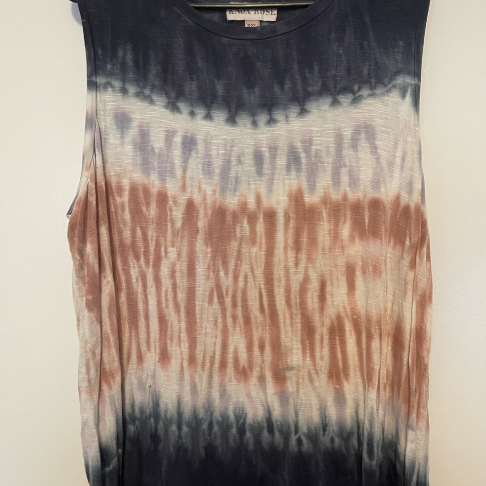 Knox Rose Tie Dye Tank Top